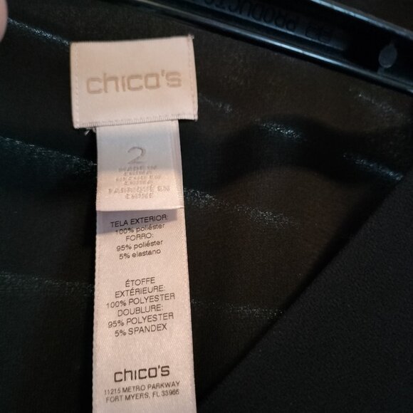 Lined sheer Chico's tunic - Picture 2 of 4